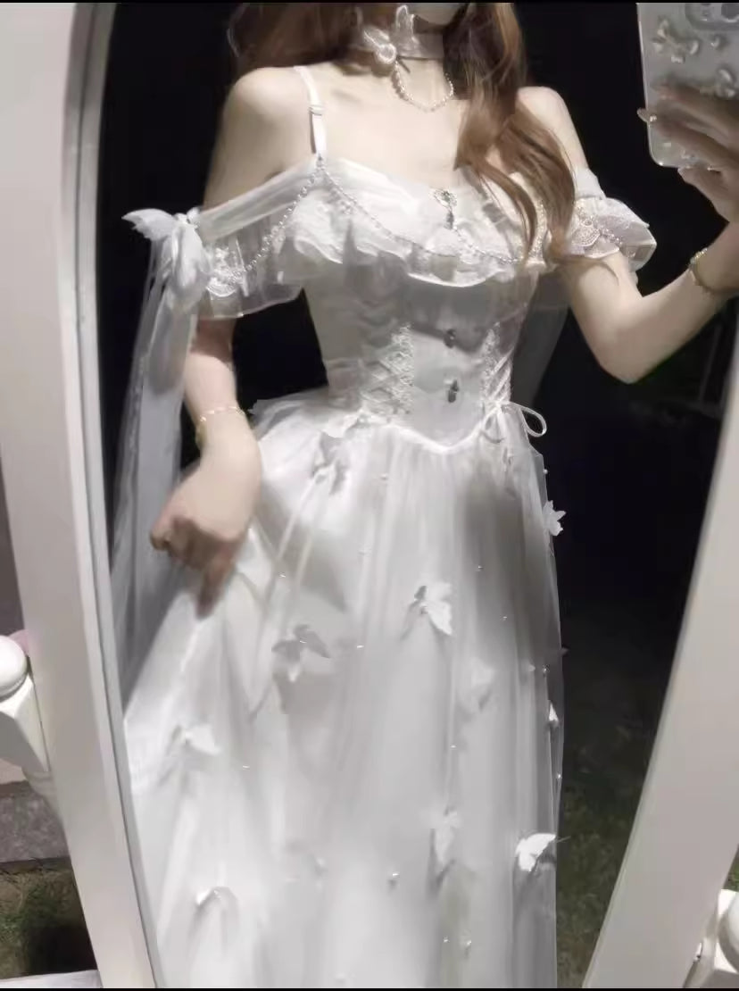 Moonlight Butterfly Fairy Gauze Dress