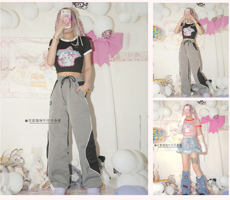 Y2K Cotton Rabbit T-shirt