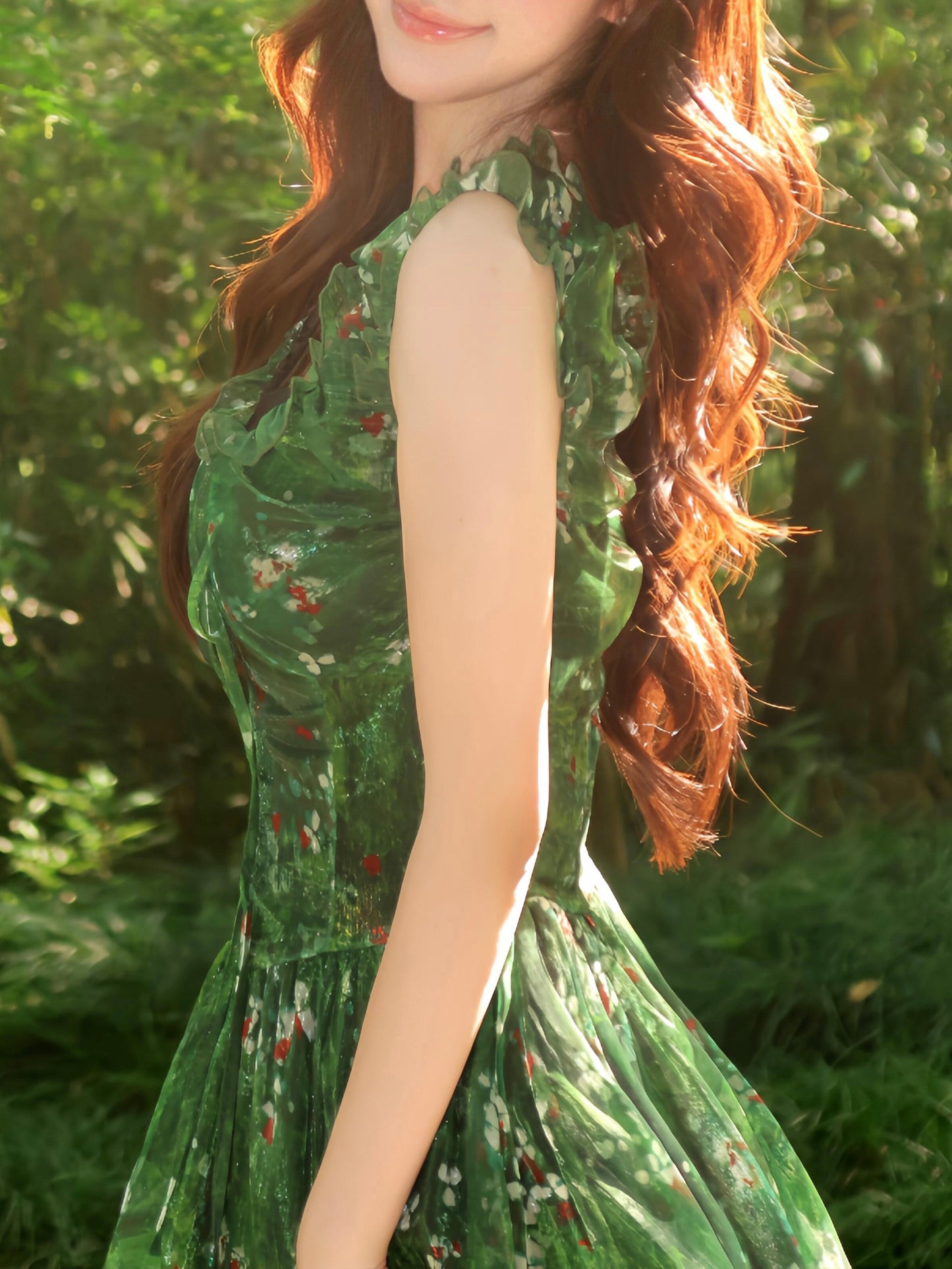 Forest Elf Chiffon Dress