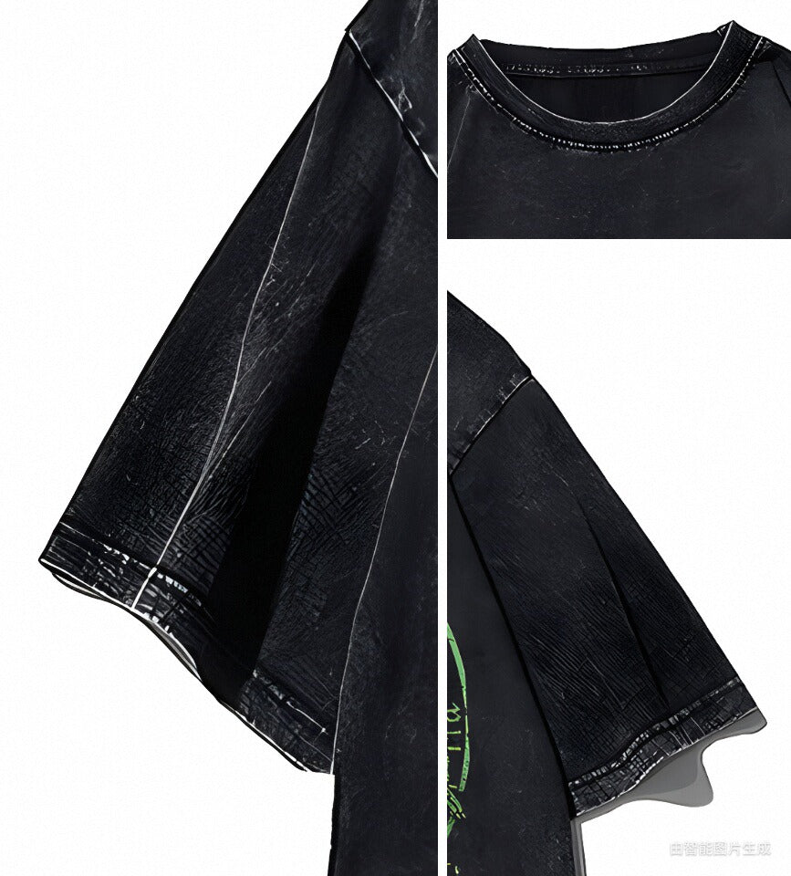Grunge Distressed Trendy Shirt