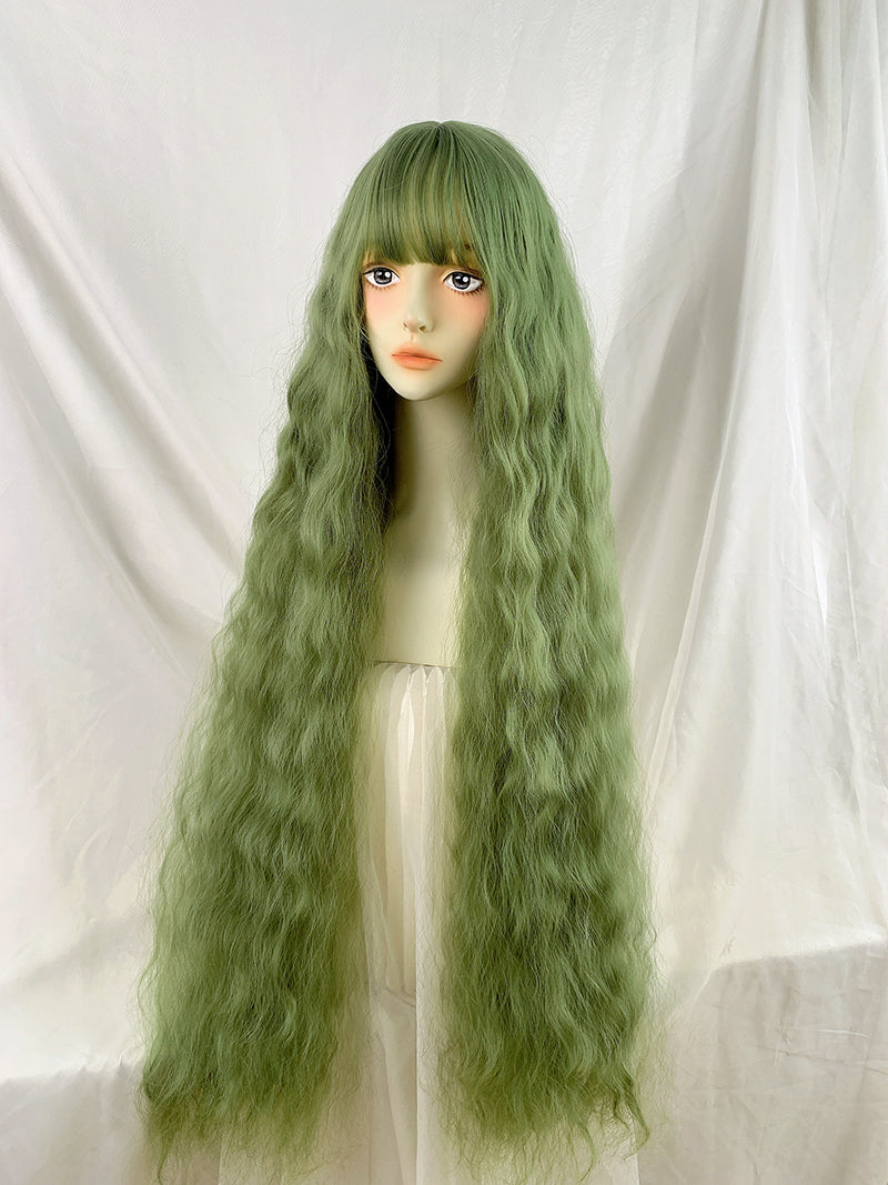 Forest Elf Long Curly Wig