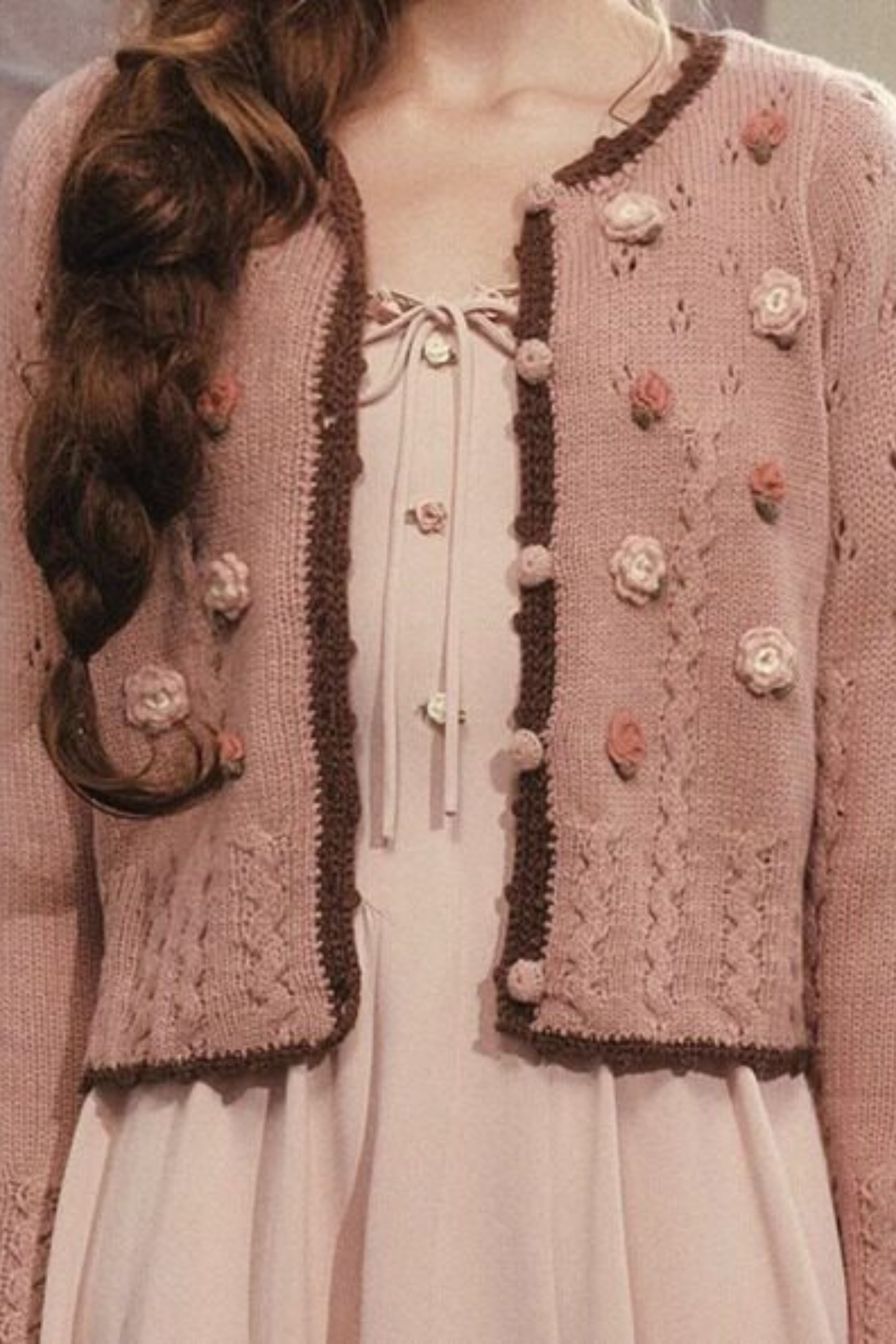 Lace Maid Rose Diary Dress + Garden Cardigan