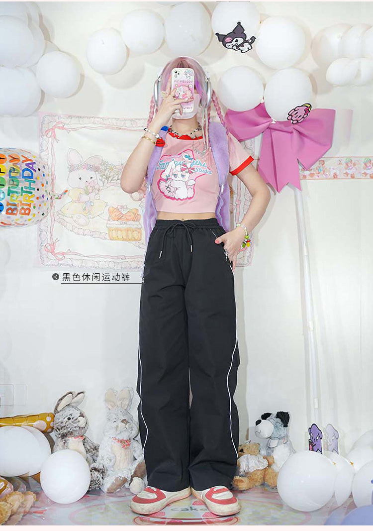 Y2K Cotton Rabbit T-shirt