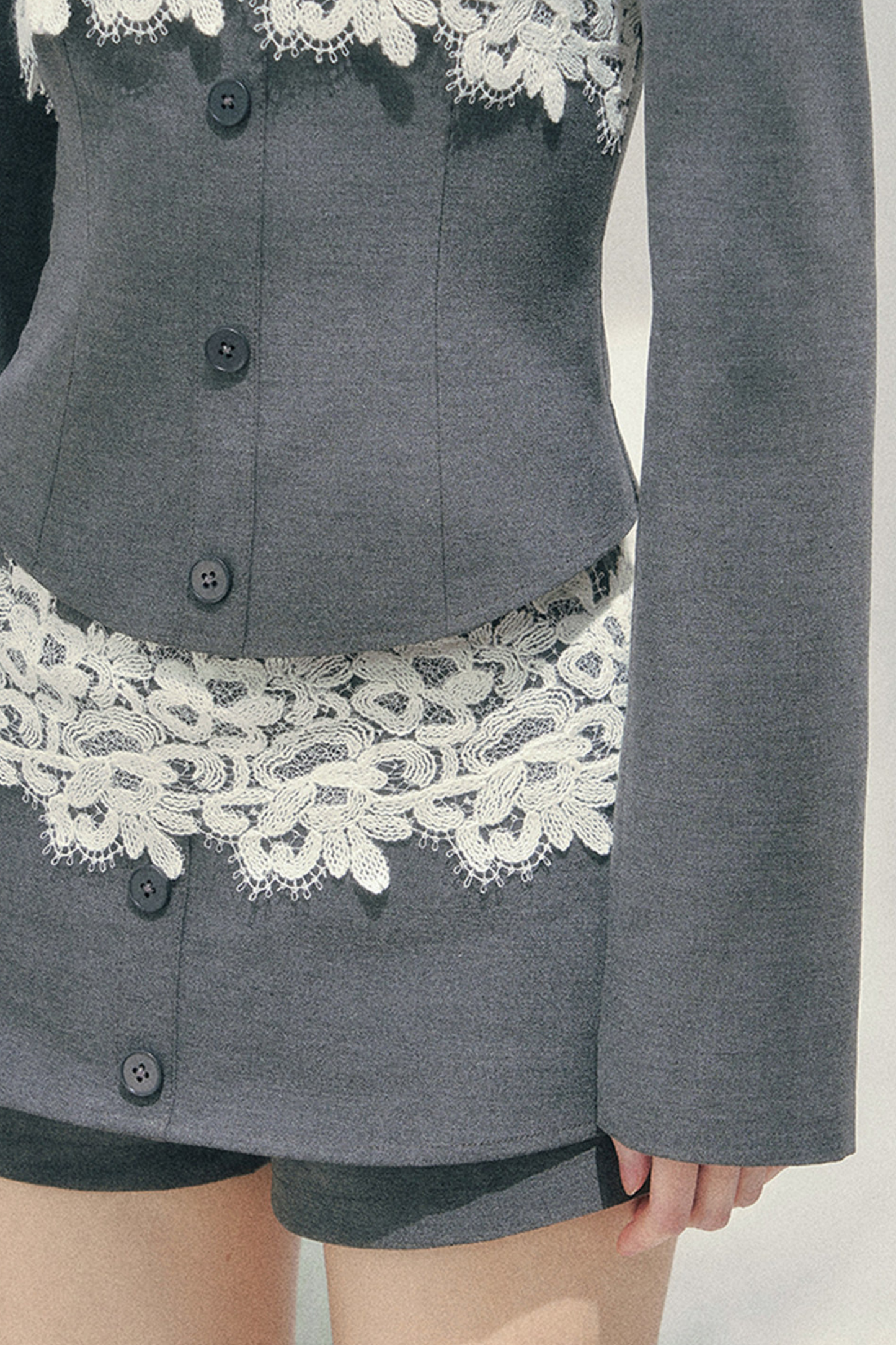 Elegant Lace Camisole Top + Shawl + Culottes