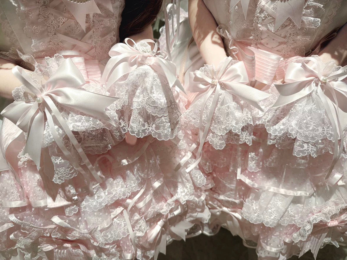 Flower Ruffled Lace Princess Lolita Dress