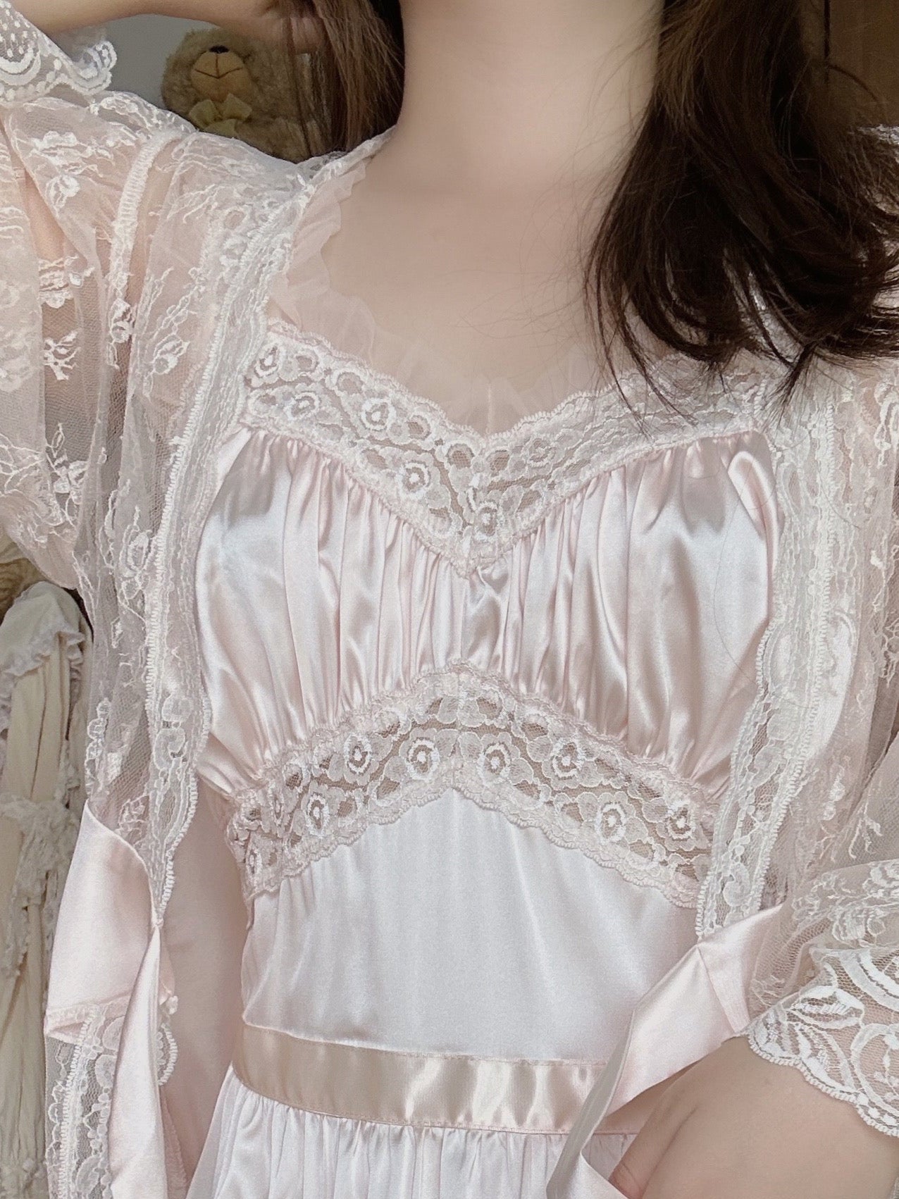 Princess Retro Lace Nightgown