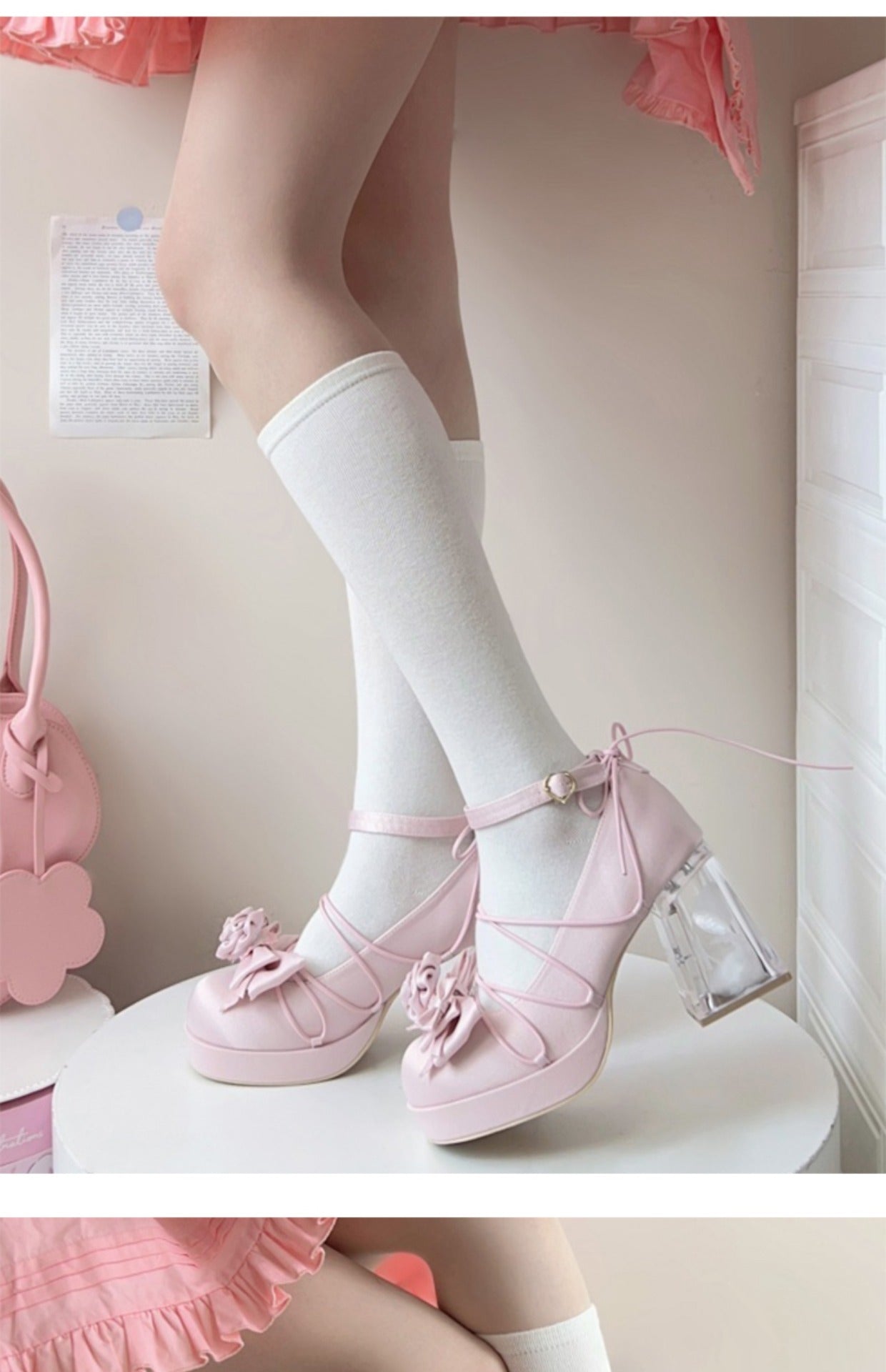 Bow Tie Glasshouse Lolita Shoes