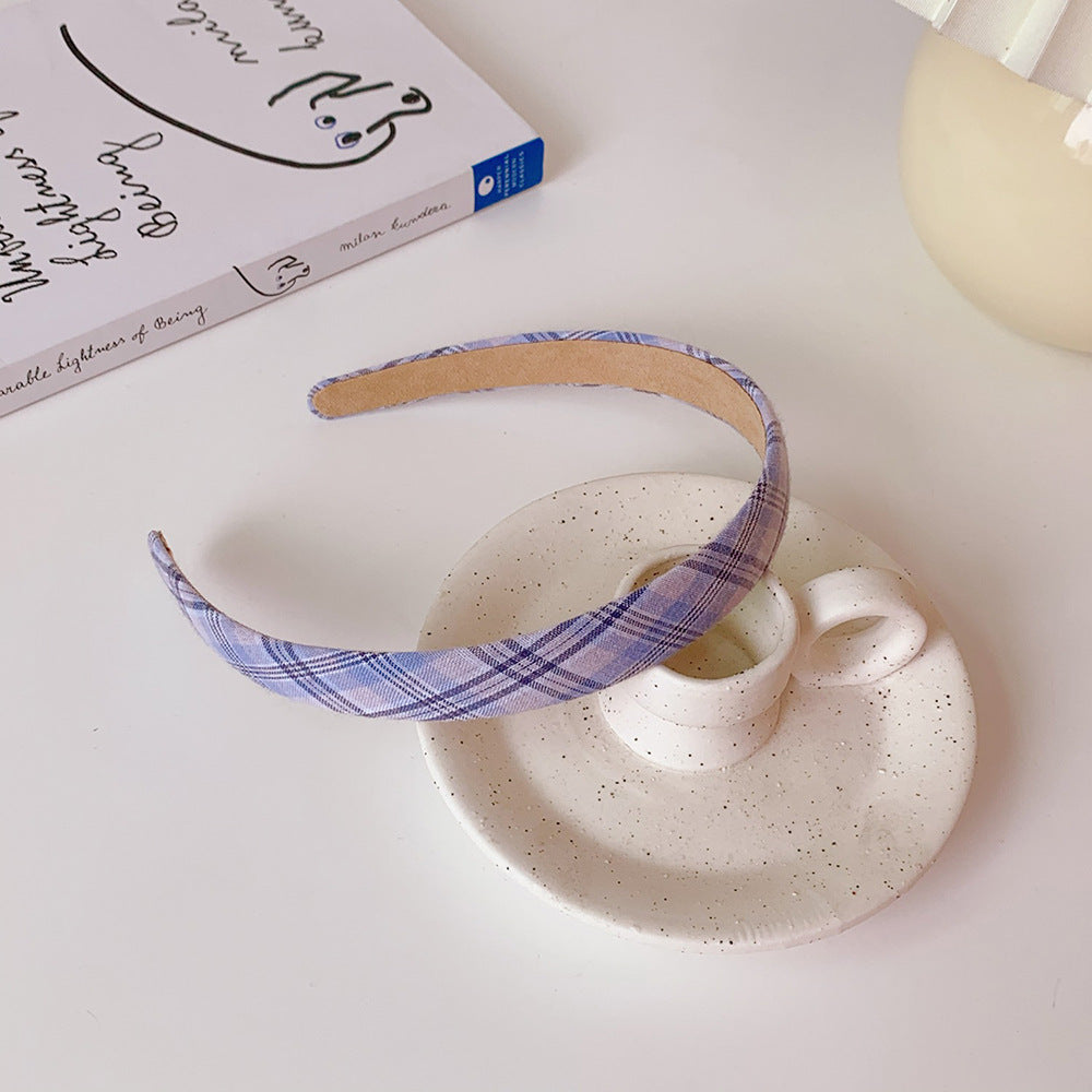 Preppy Retro Plaid Hairband