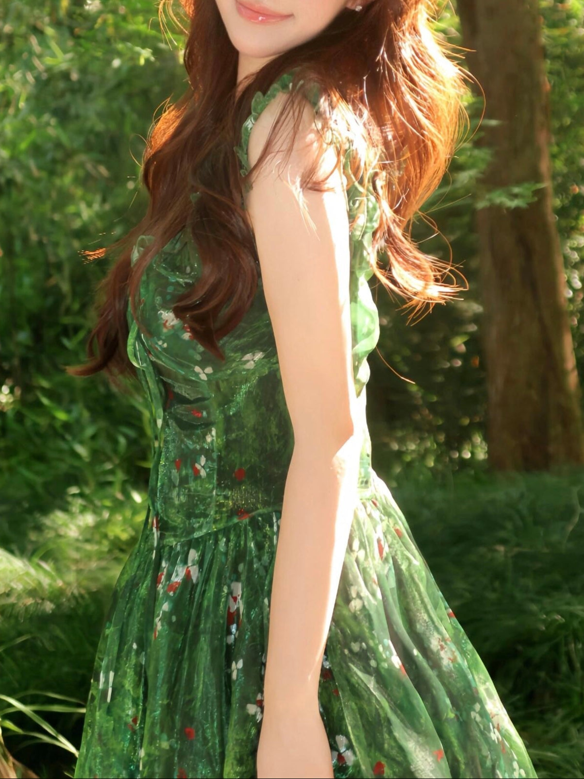 Forest Elf Chiffon Dress
