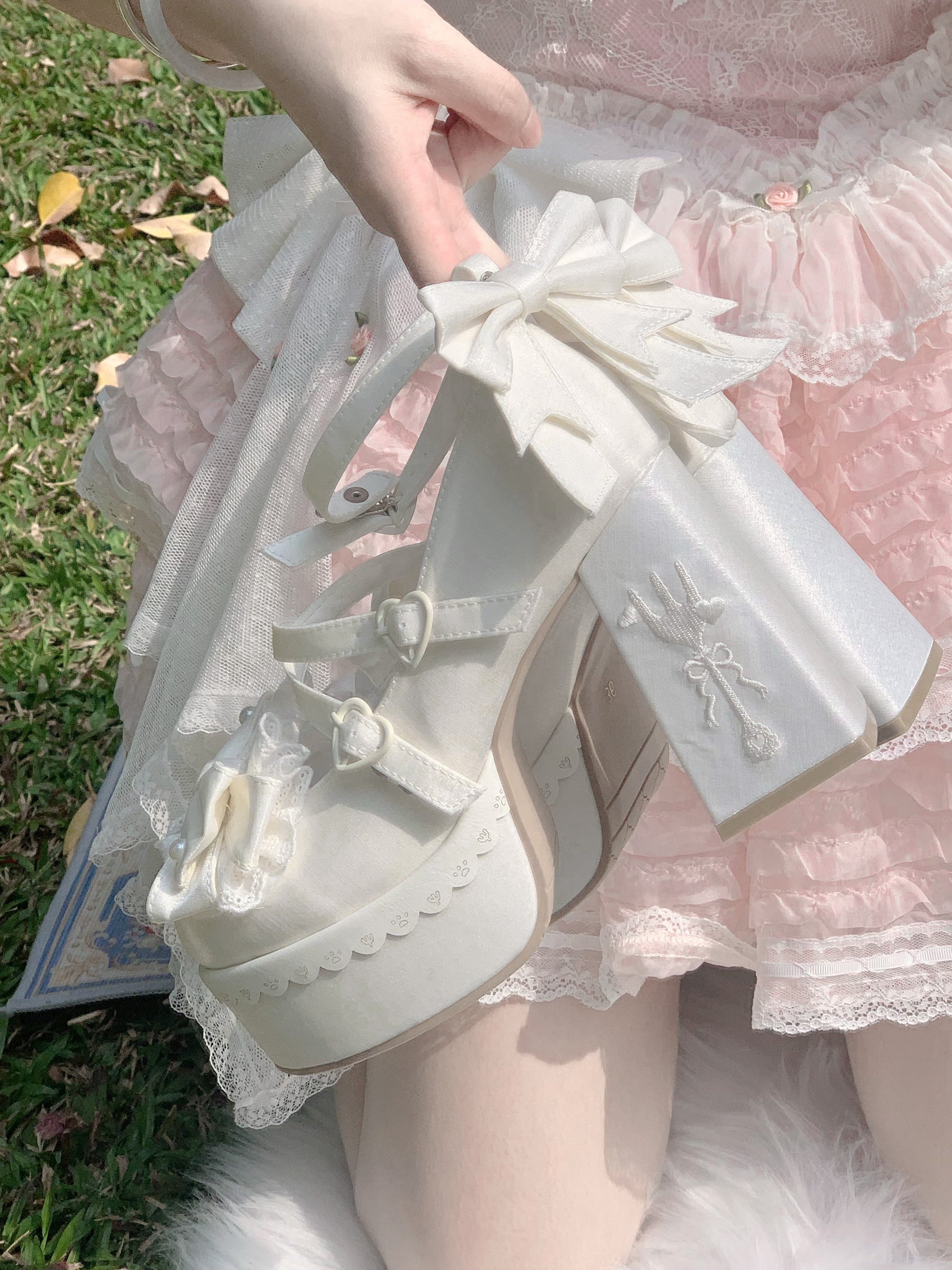 Love Letter High-heeled Lolita Shoes