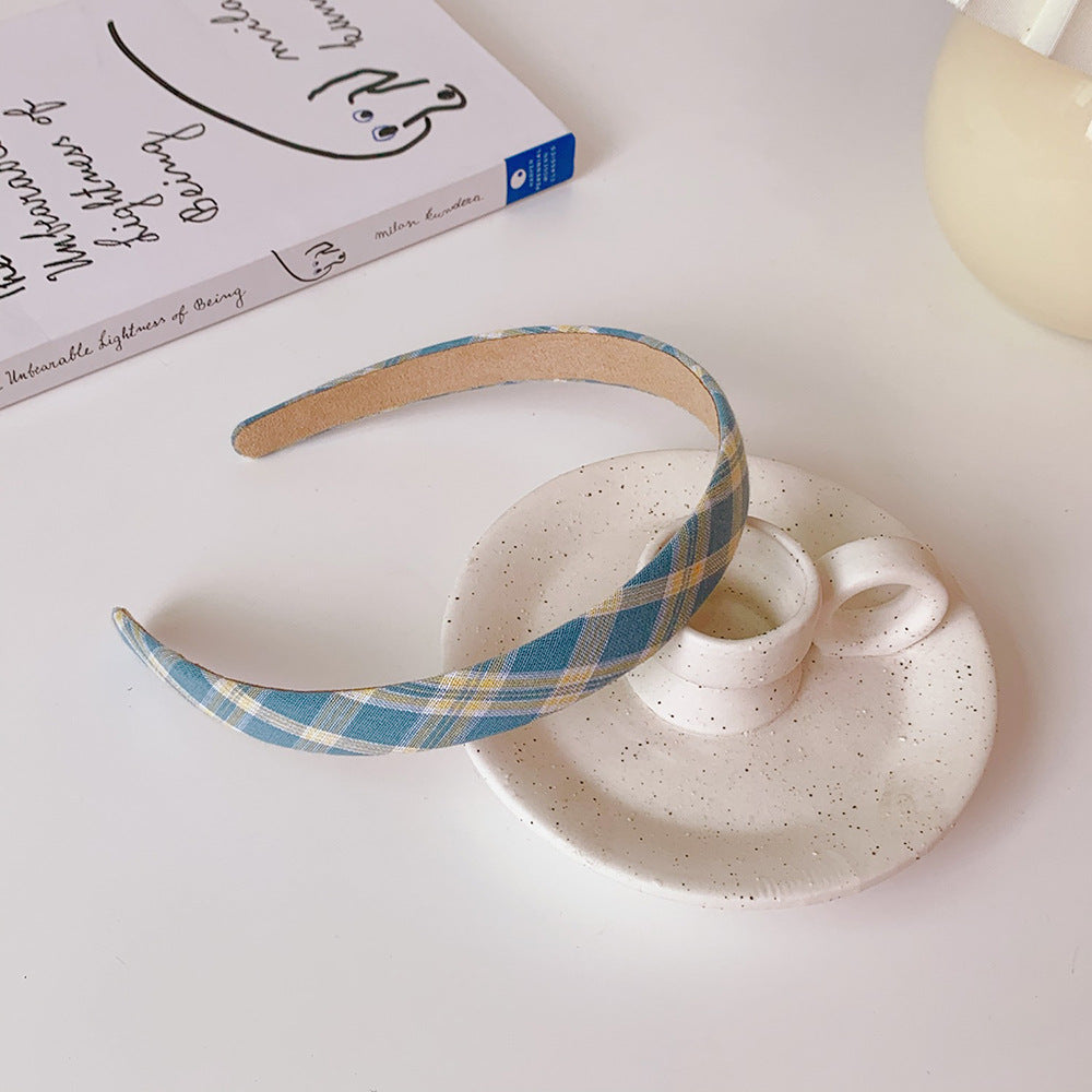 Preppy Retro Plaid Hairband
