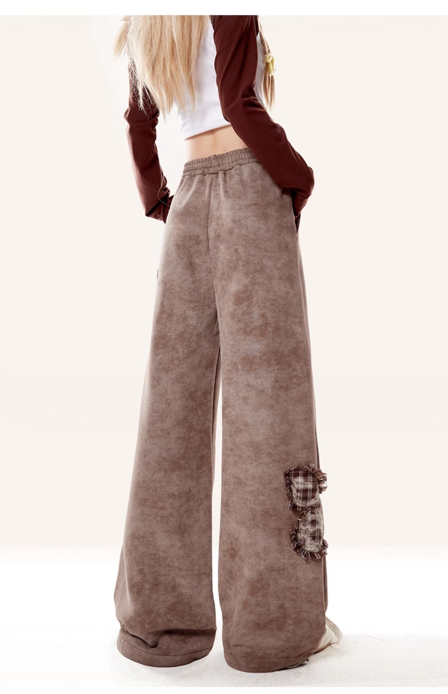 Fairy Grunge Velvet Wide-leg Pants