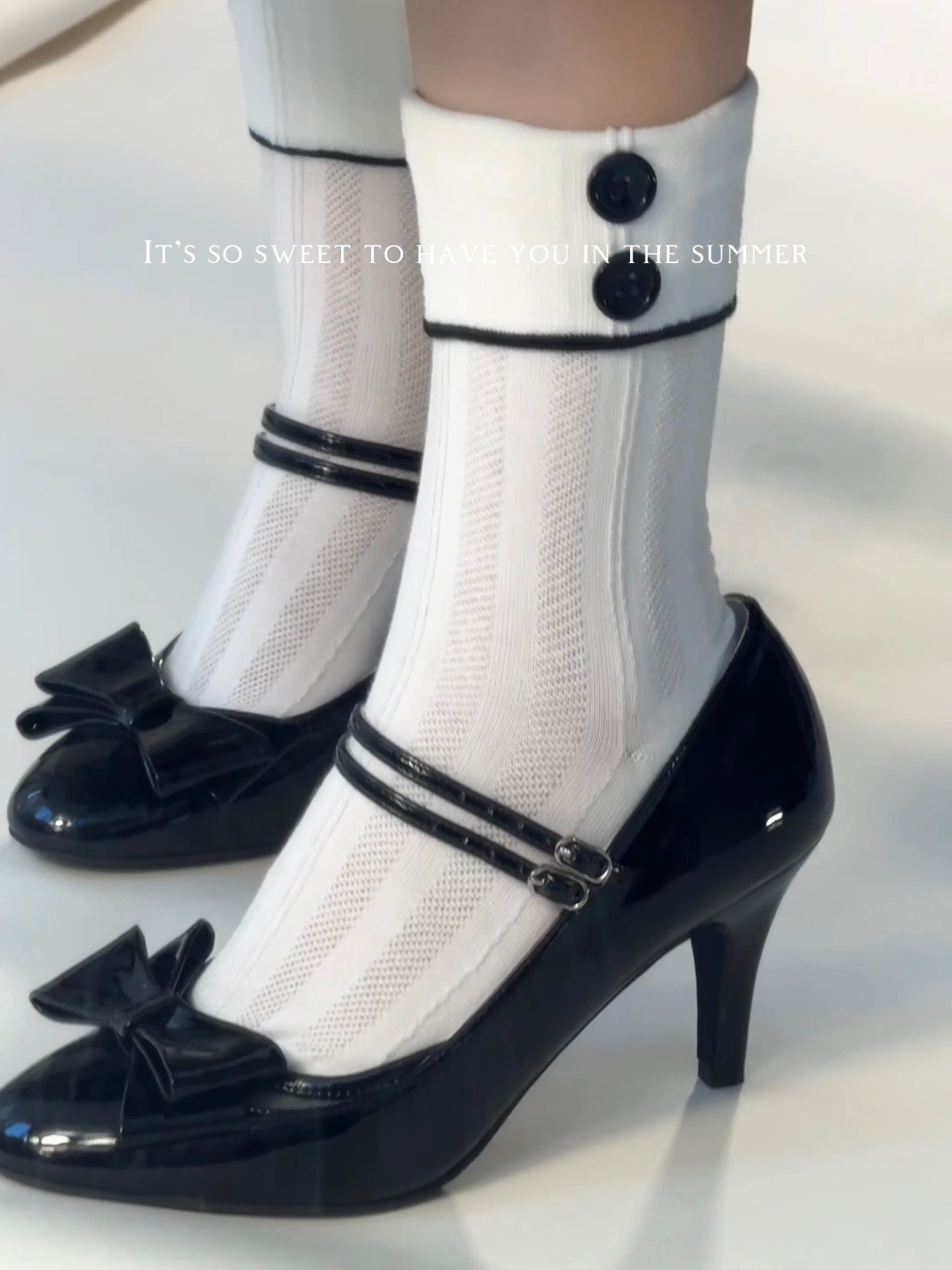 Coquette Bow Thick-soled Shoes