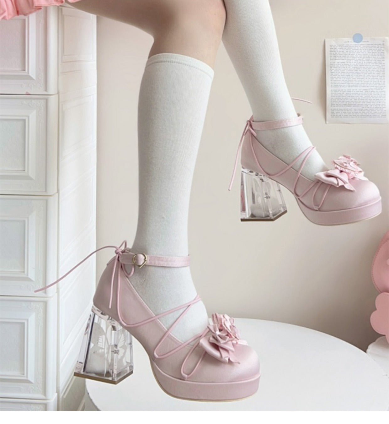 Bow Tie Glasshouse Lolita Shoes
