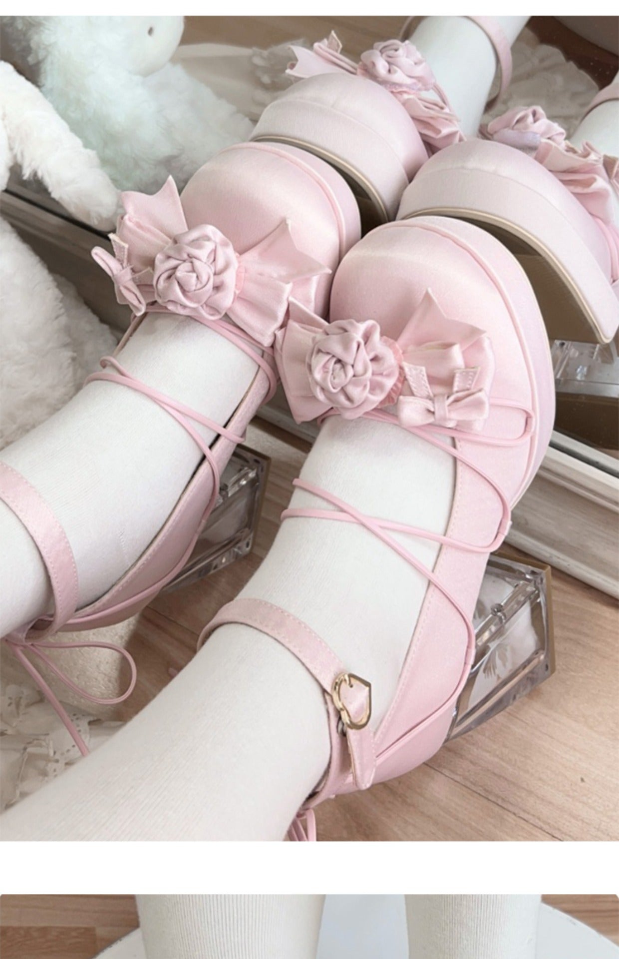 Bow Tie Glasshouse Lolita Shoes