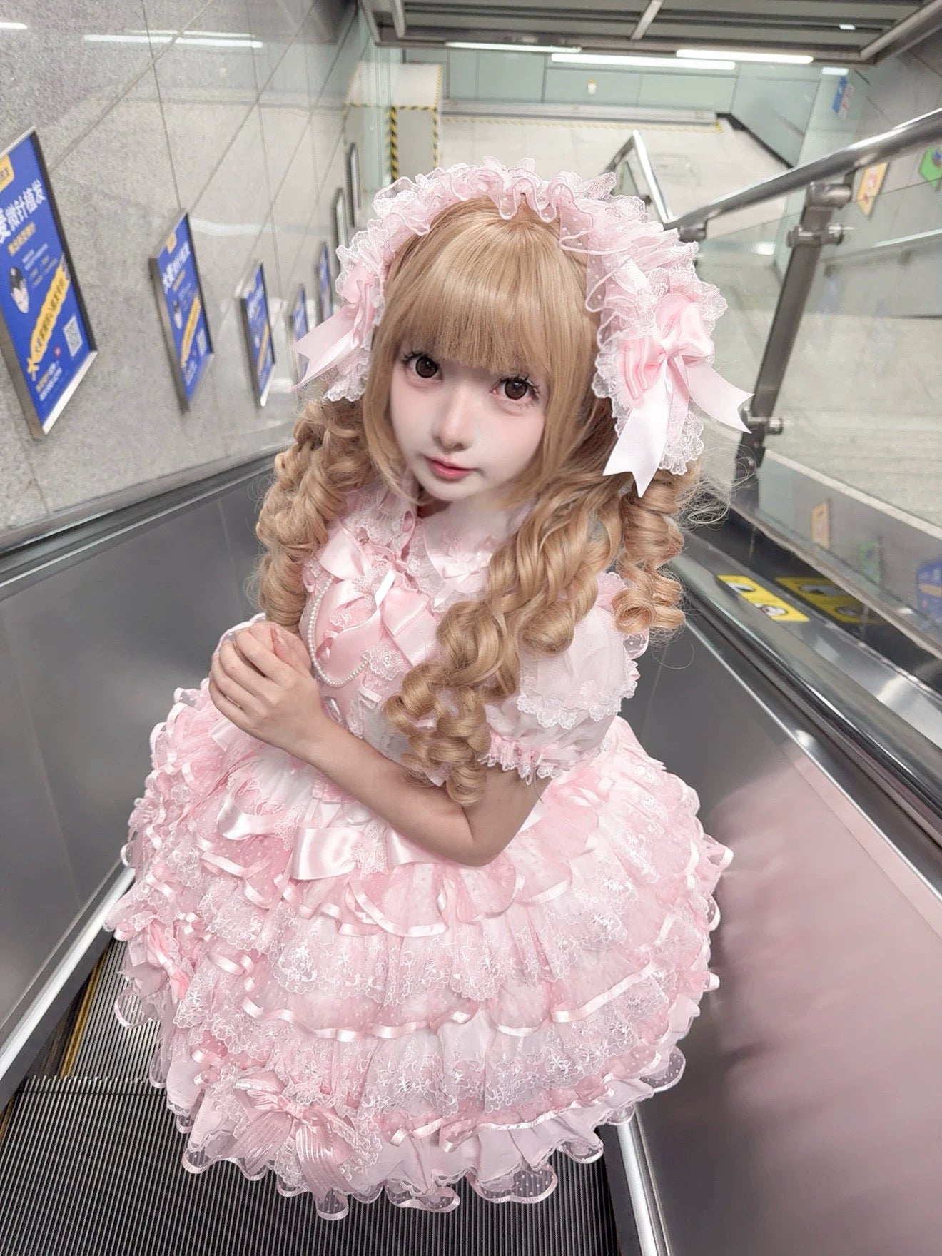 Flower Ruffled Lace Princess Lolita Dress