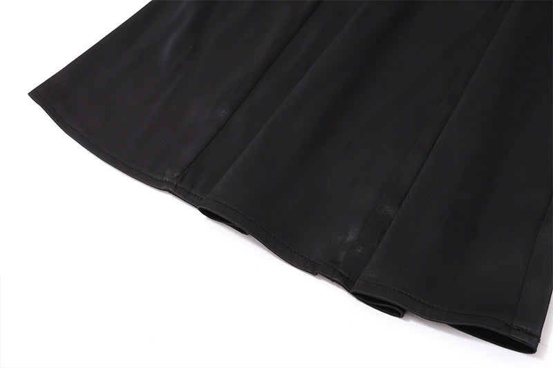 Strap Bow Dark Coquette Suspender Dress