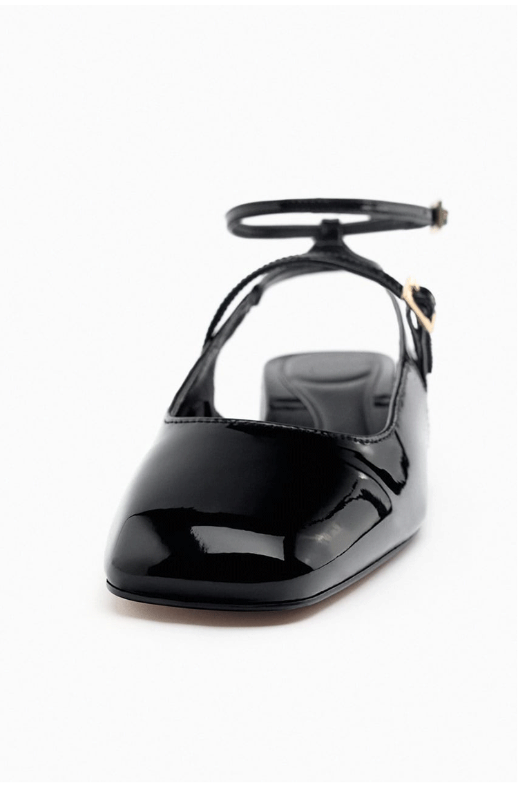 Preppy Buckle Strap Mary Jane Sandals