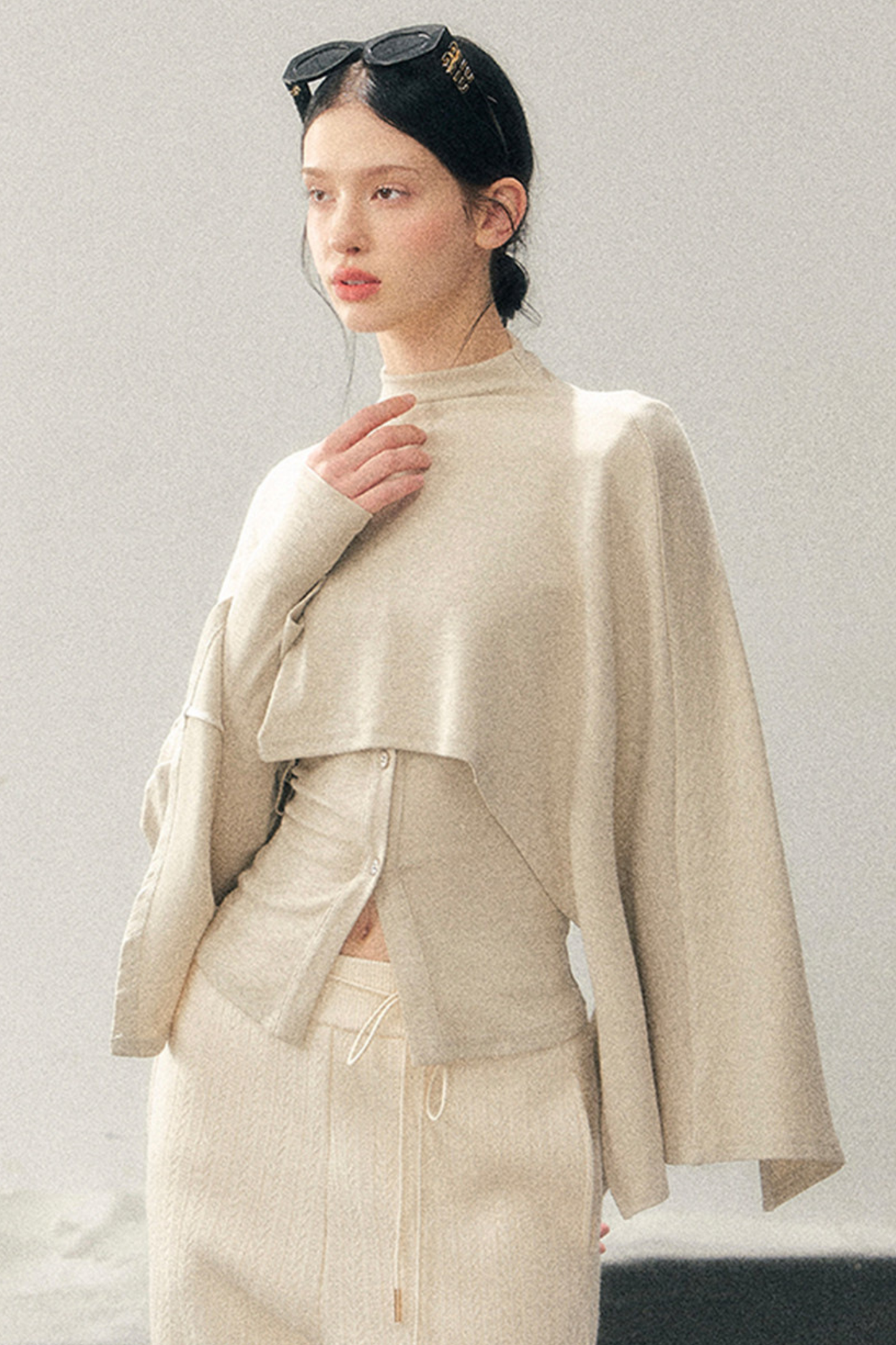 Edgy Tight Shawl + Top