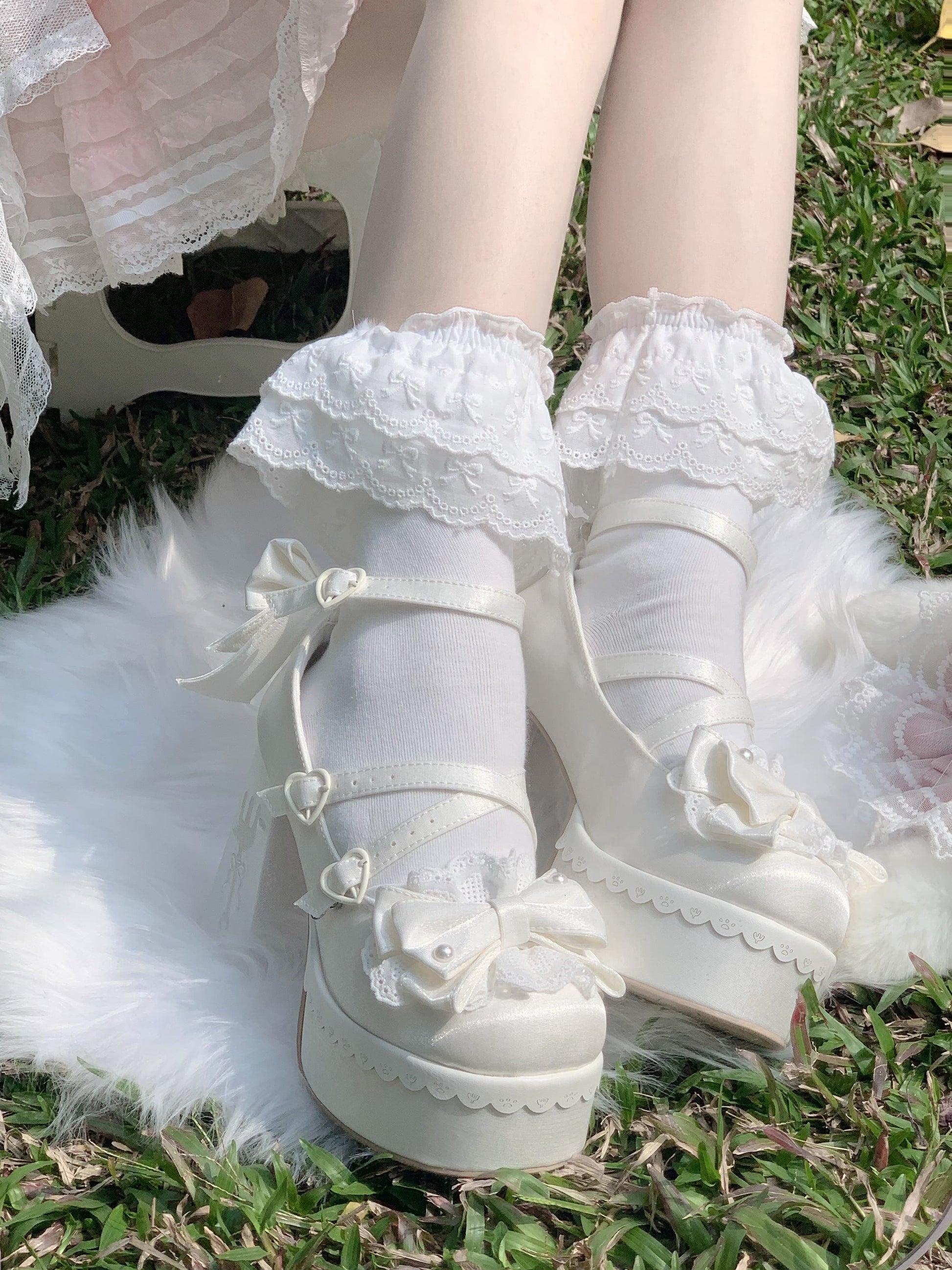 Love Letter High-heeled Lolita Shoes