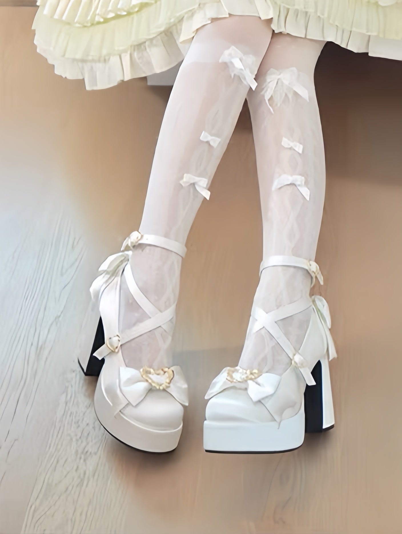 Mousse Heart High Heels