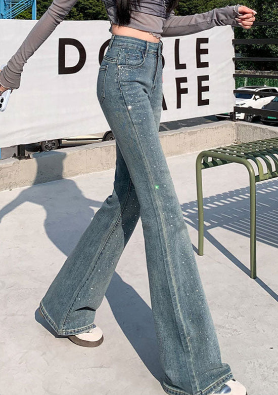Coquette Diamond Stretch Flare Jeans