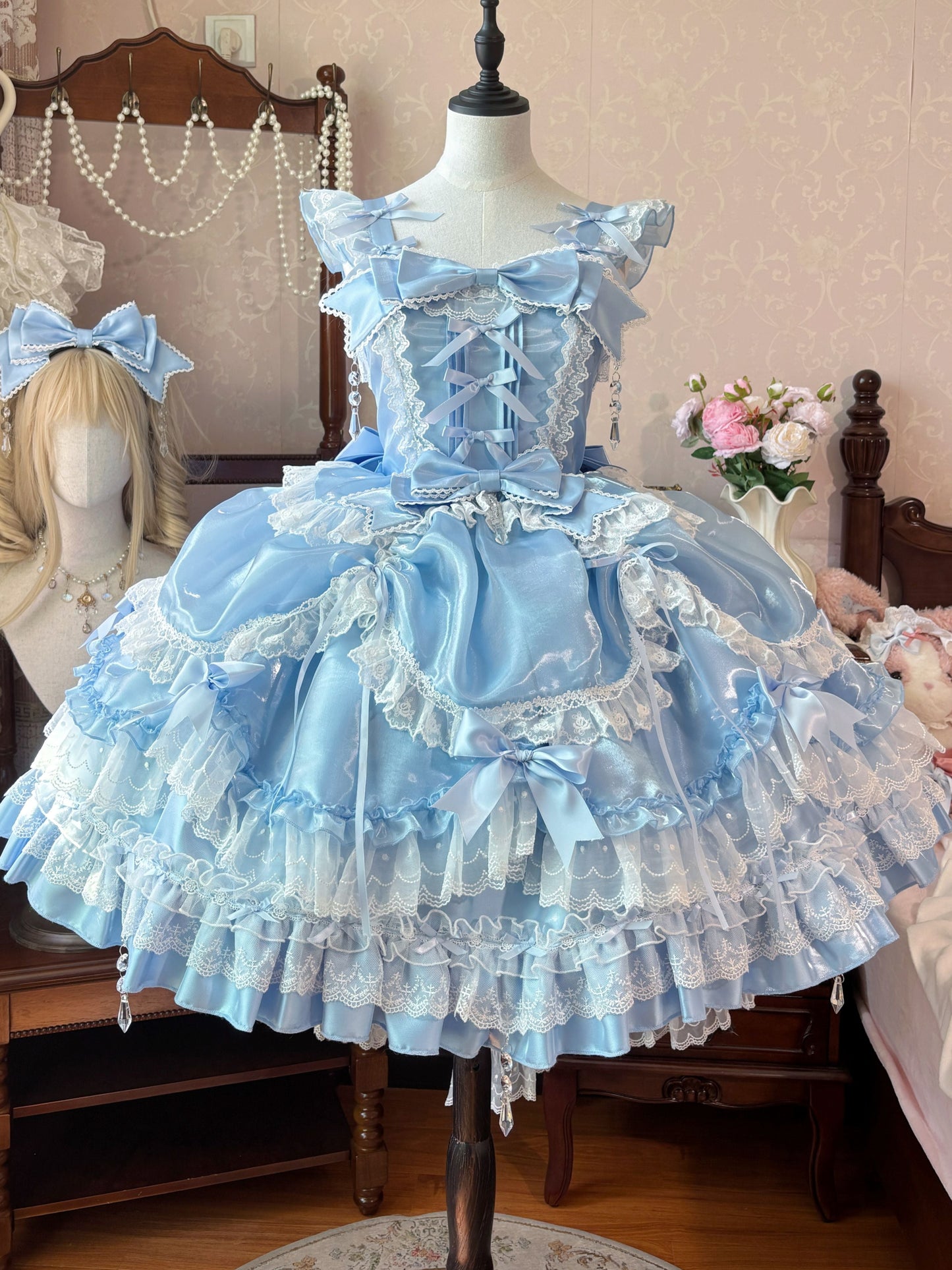 Crystal JSK Flower Lolita Dress