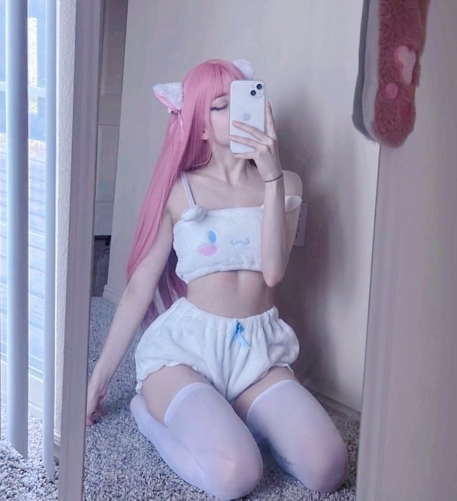 Cute big ears tube top set