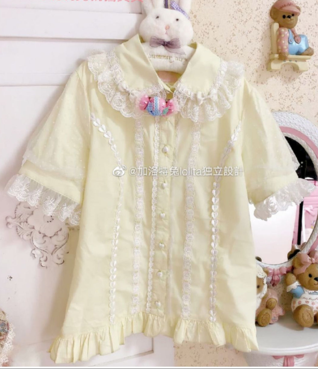 Lolita Inner Cotton Bow Shirt
