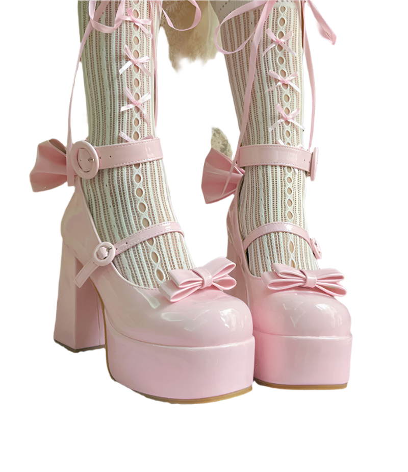 Fairy Lolita High Heel Platform Shoes Coquette Shoes