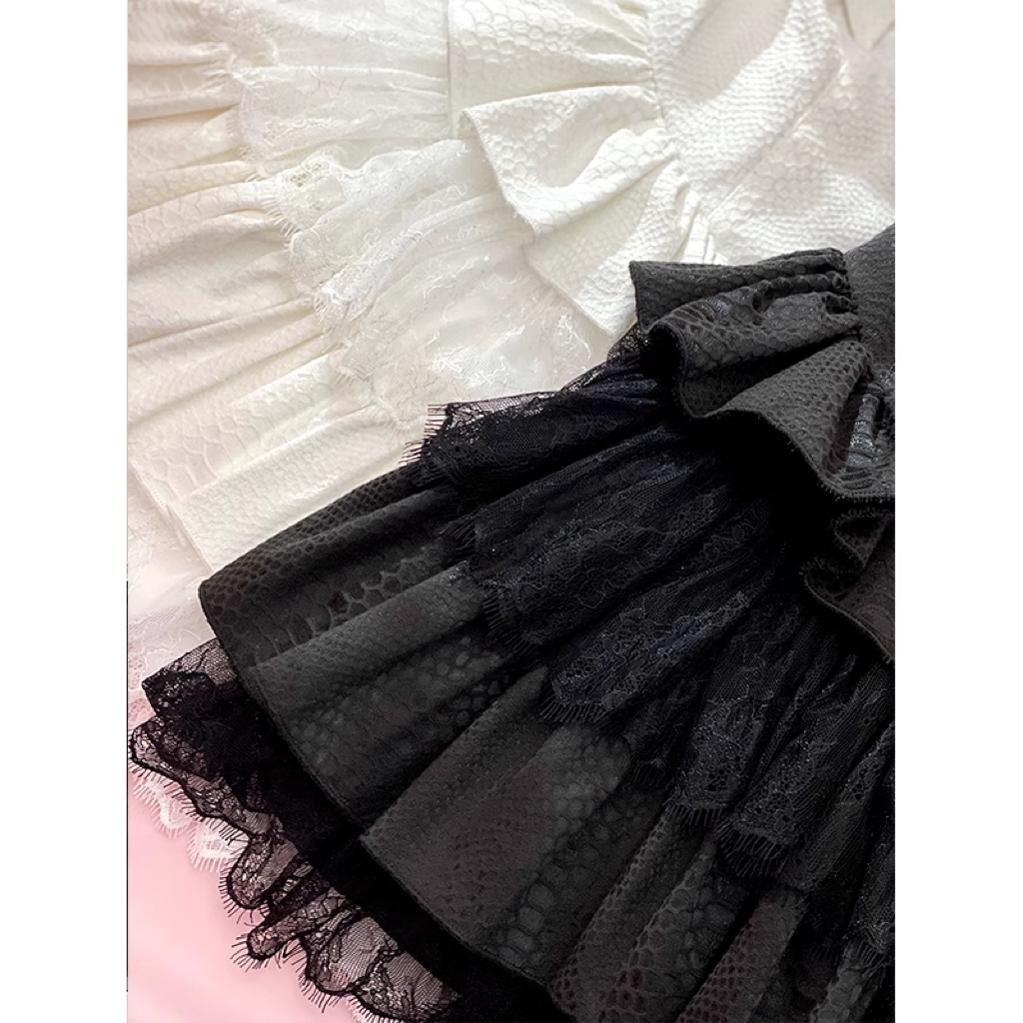 Gothic Lolita JSK Dress Snake Print Slimming Backless Dress