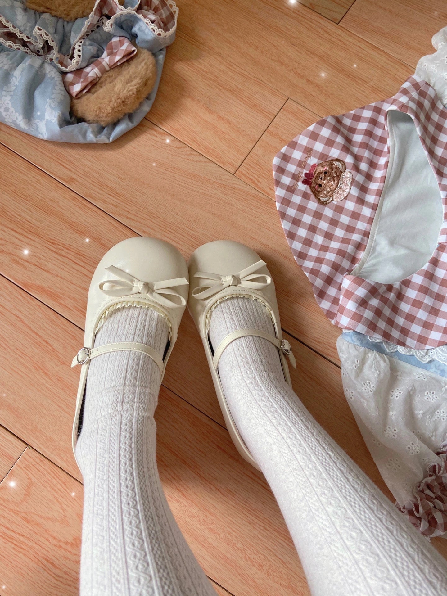 Miss Chiffon Flat Shoes