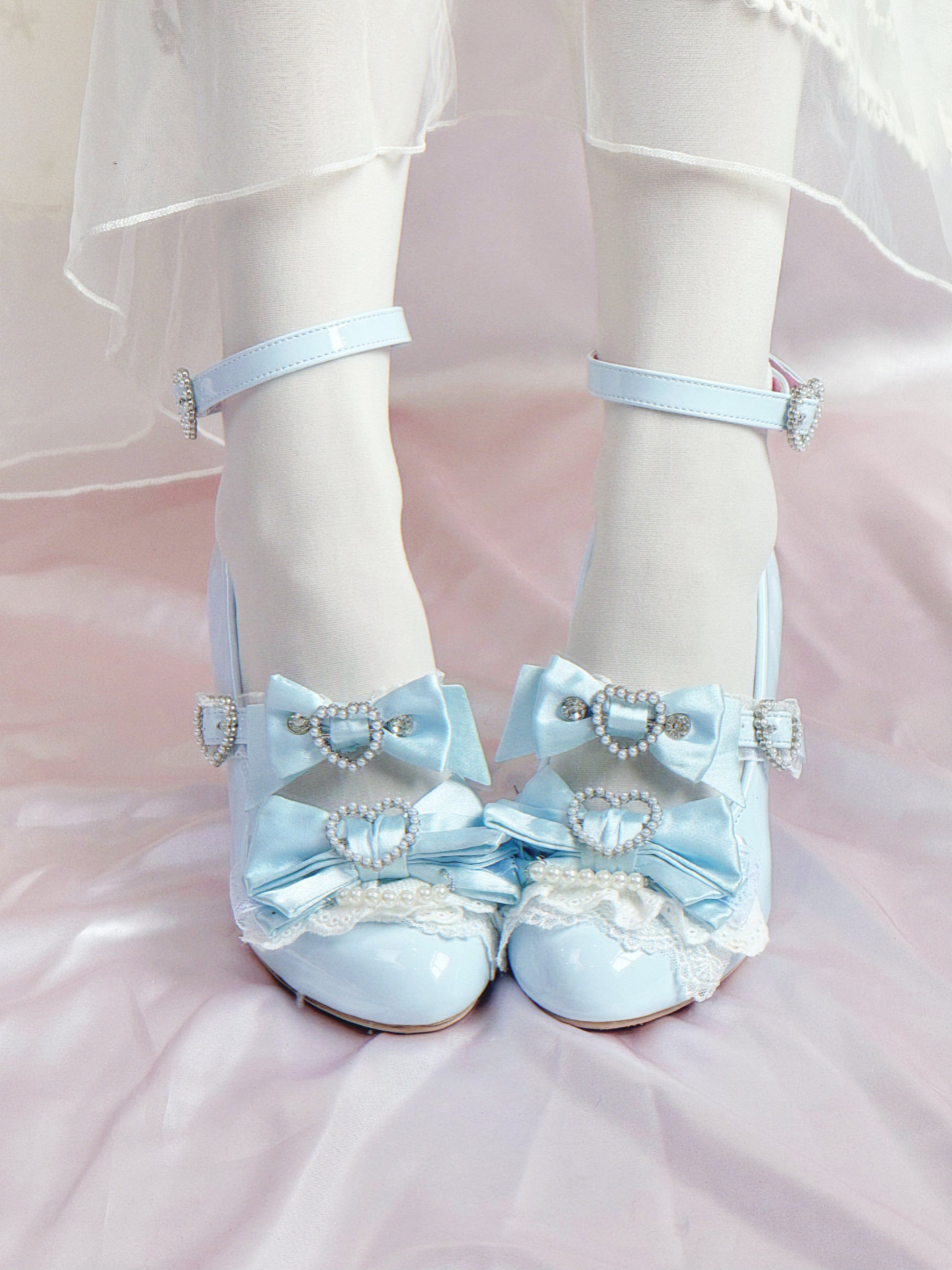 Kim Ji Hollow Wedge Lolita Shoes