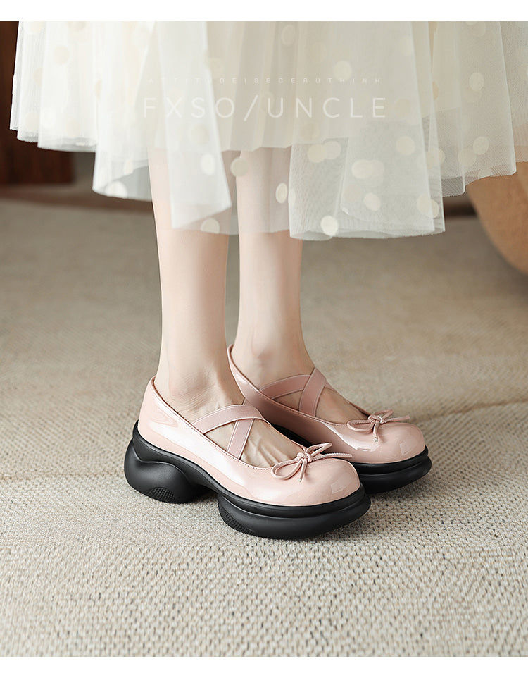 Bow Mary Jane Coquette Shoes