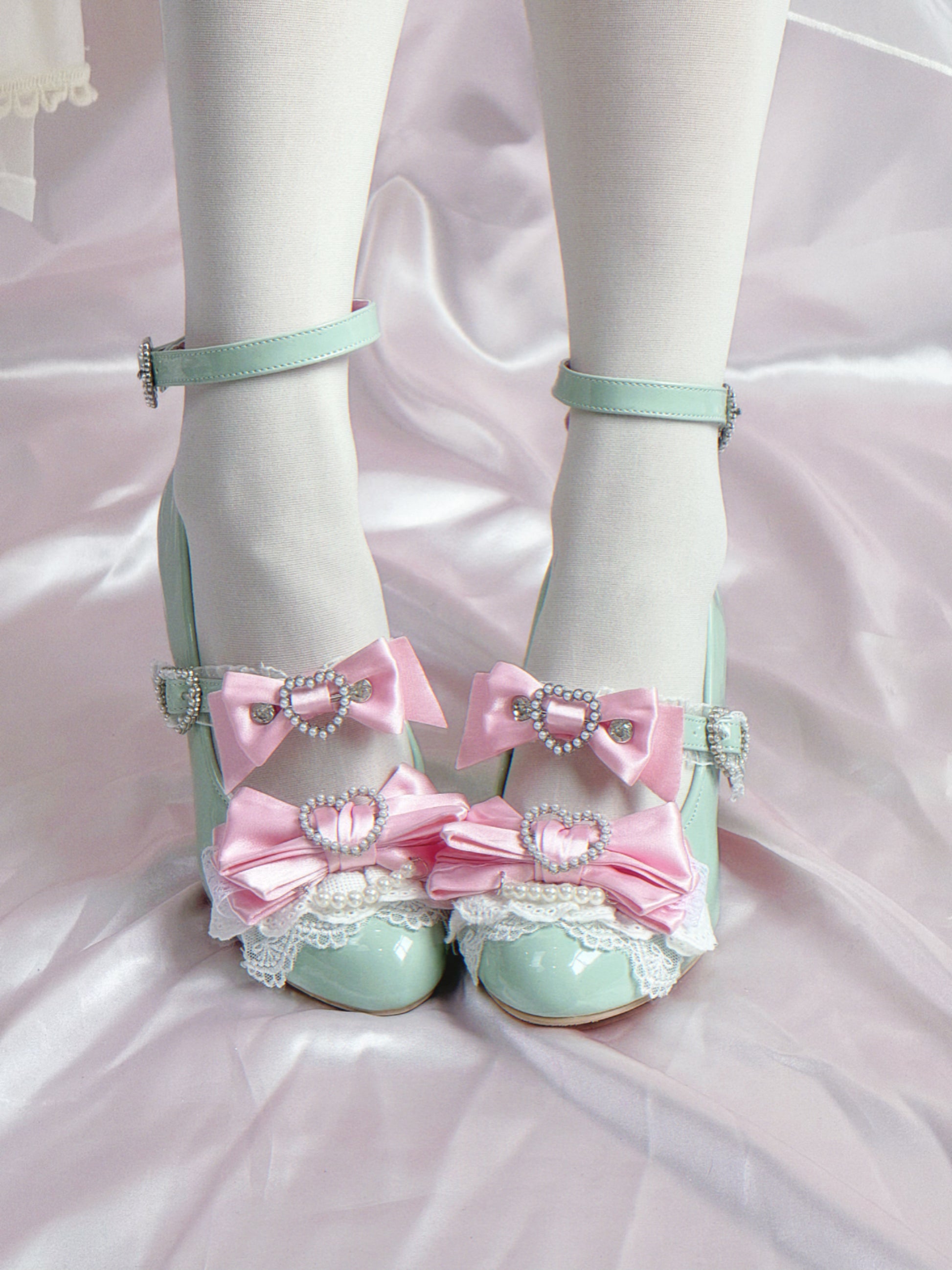 Kim Ji Hollow Wedge Lolita Shoes