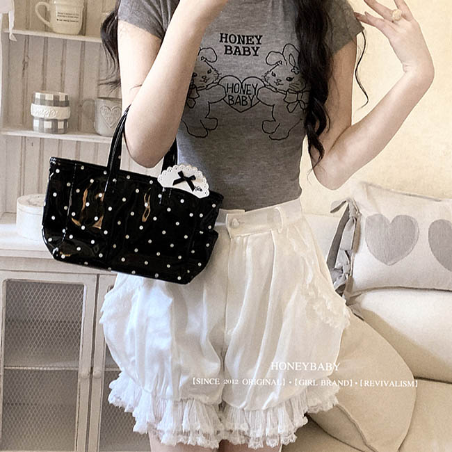 Satin Pumpkin Shorts