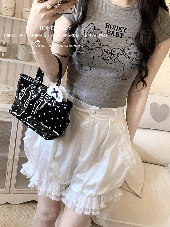 Satin Pumpkin Shorts