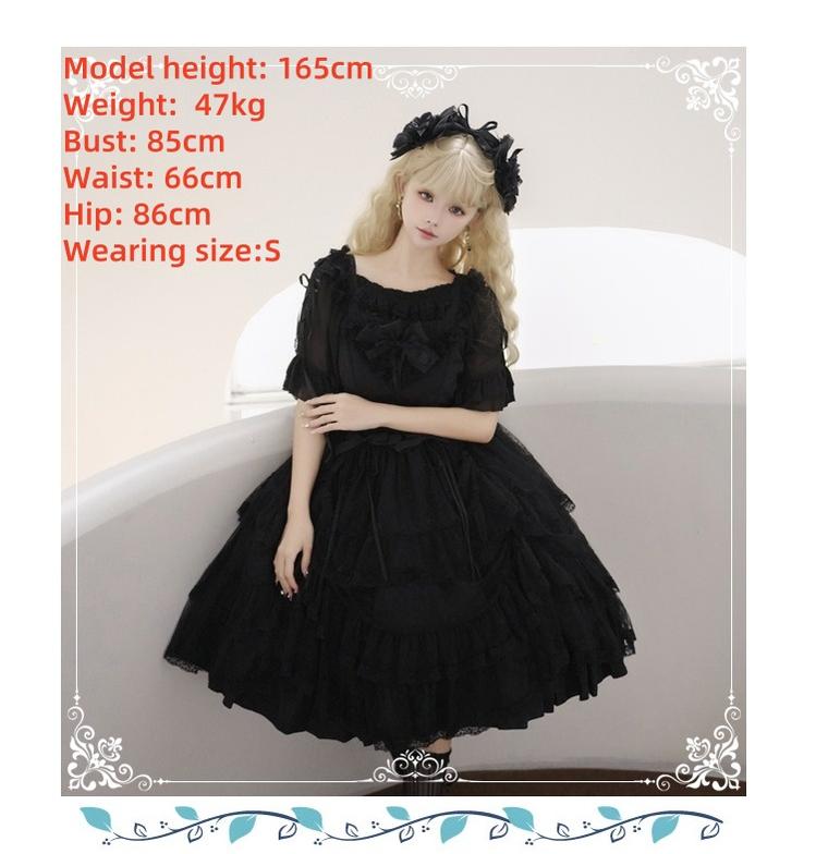 Classic Princess Lolita JSK Elegant Chiffon Top