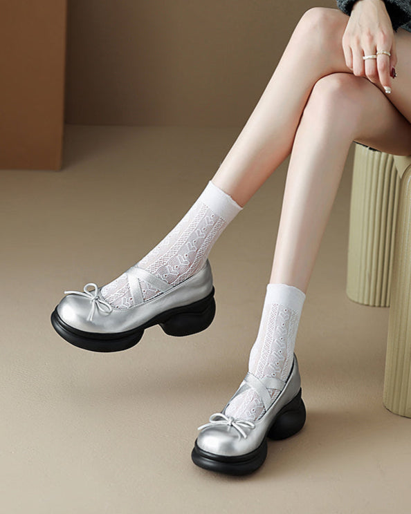 Bow Mary Jane Coquette Shoes