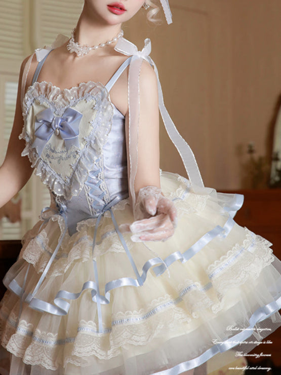 Silk Satin Ballet Lolita Dress