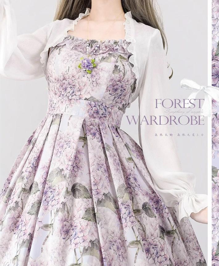 Vintage Lolita JSK Dress Summer Thin Dress