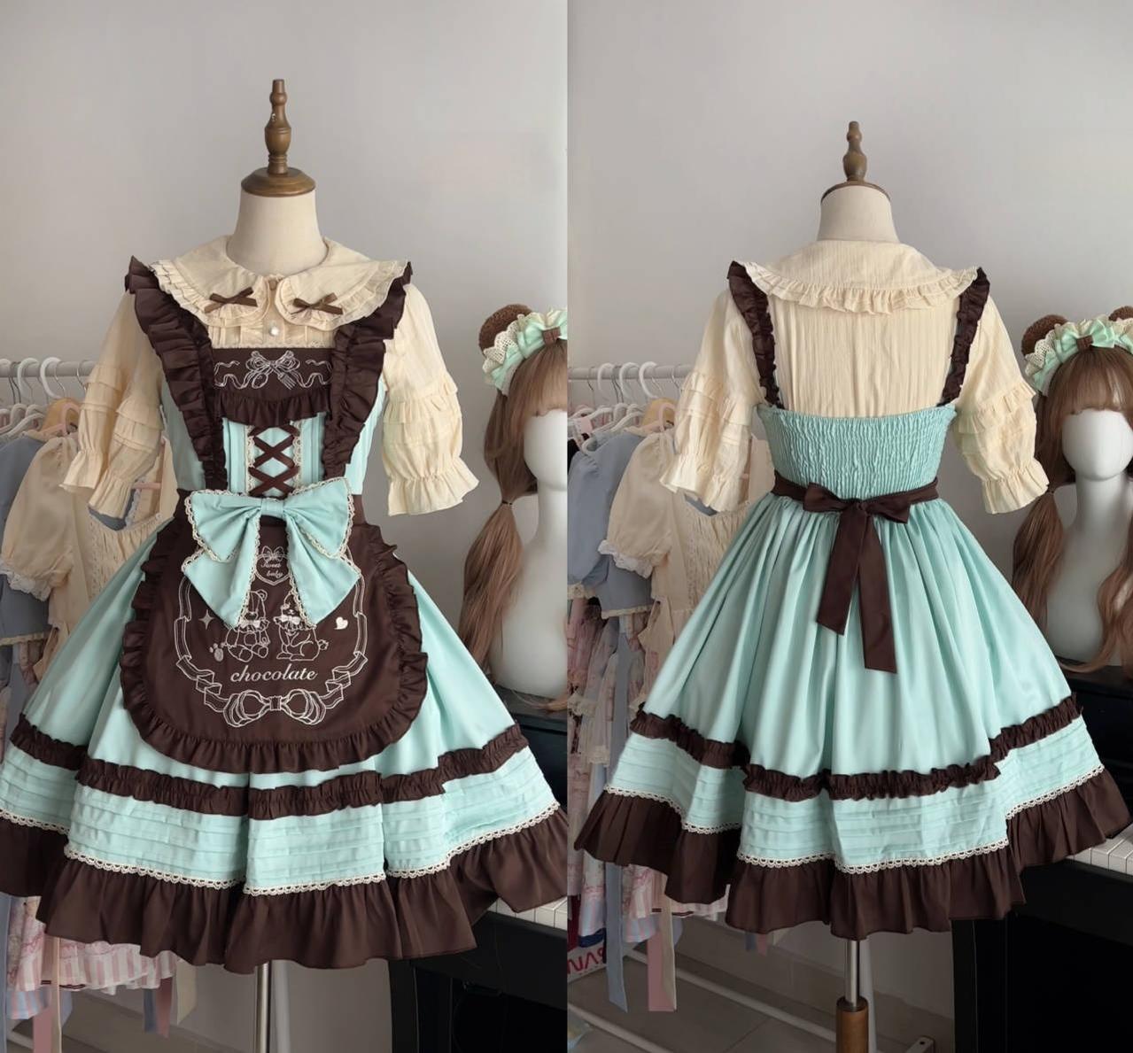 Sweet Lolita JSK with Detachable Apron
