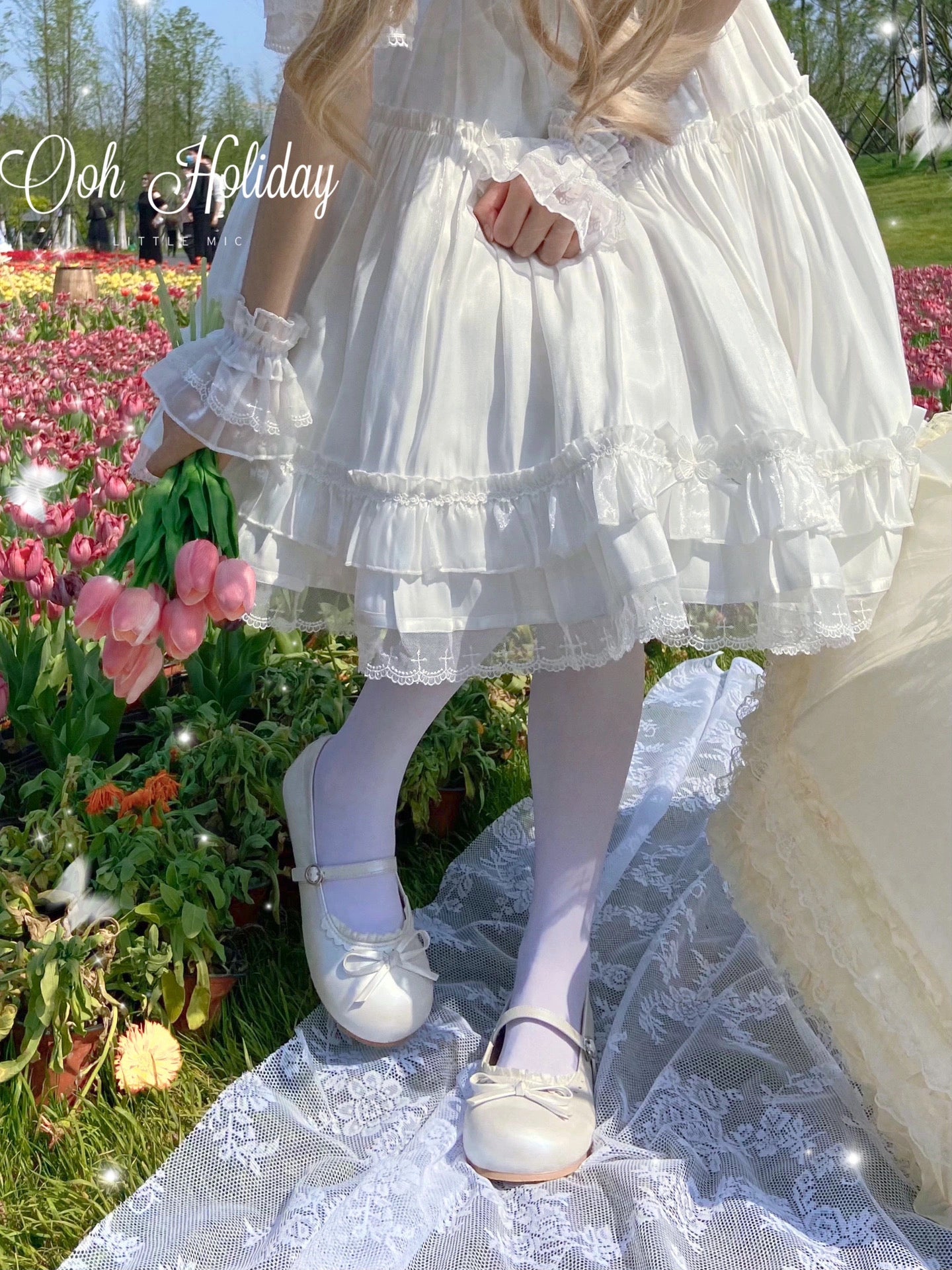 Miss Chiffon Flat Shoes