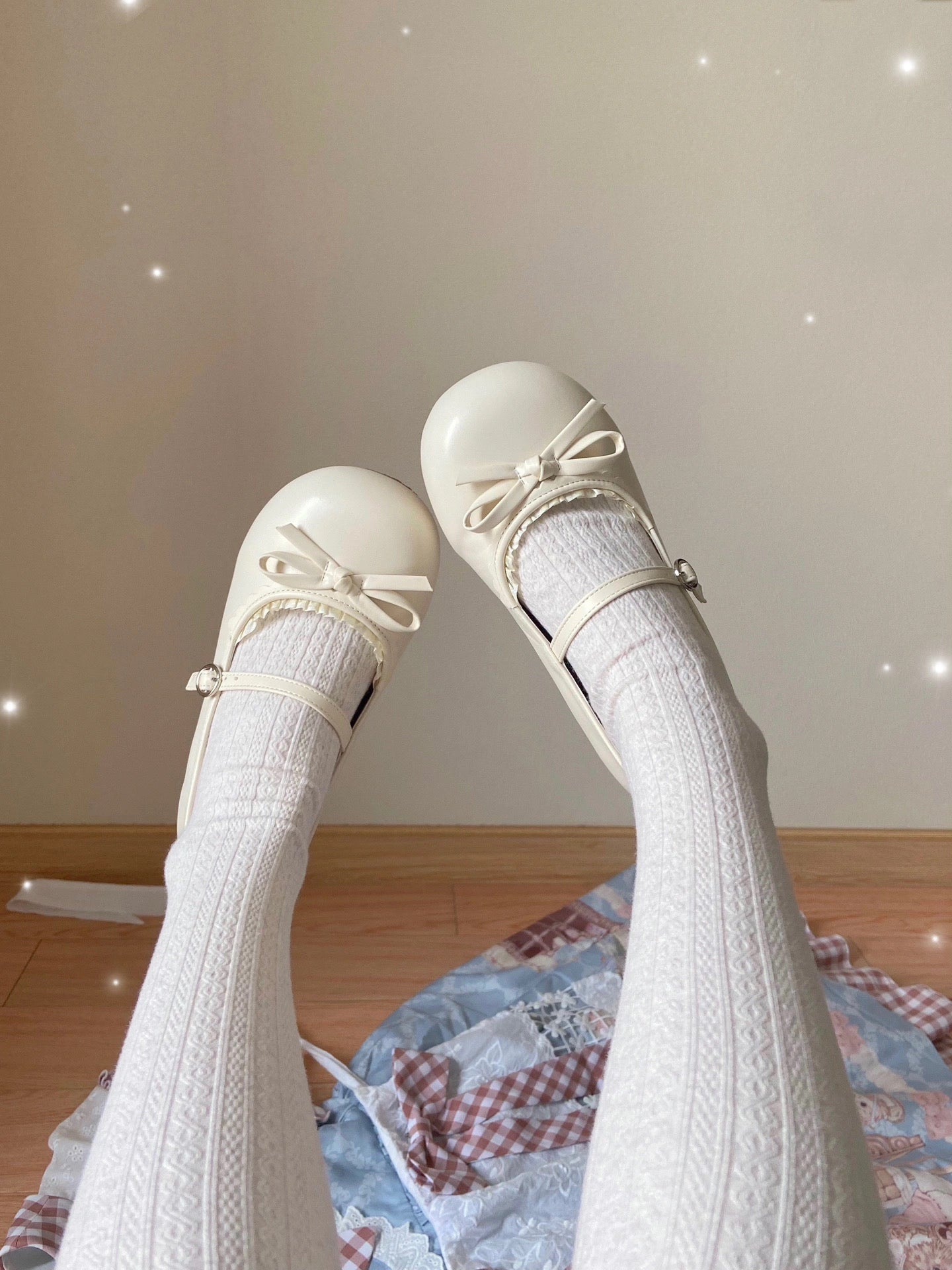 Miss Chiffon Flat Shoes