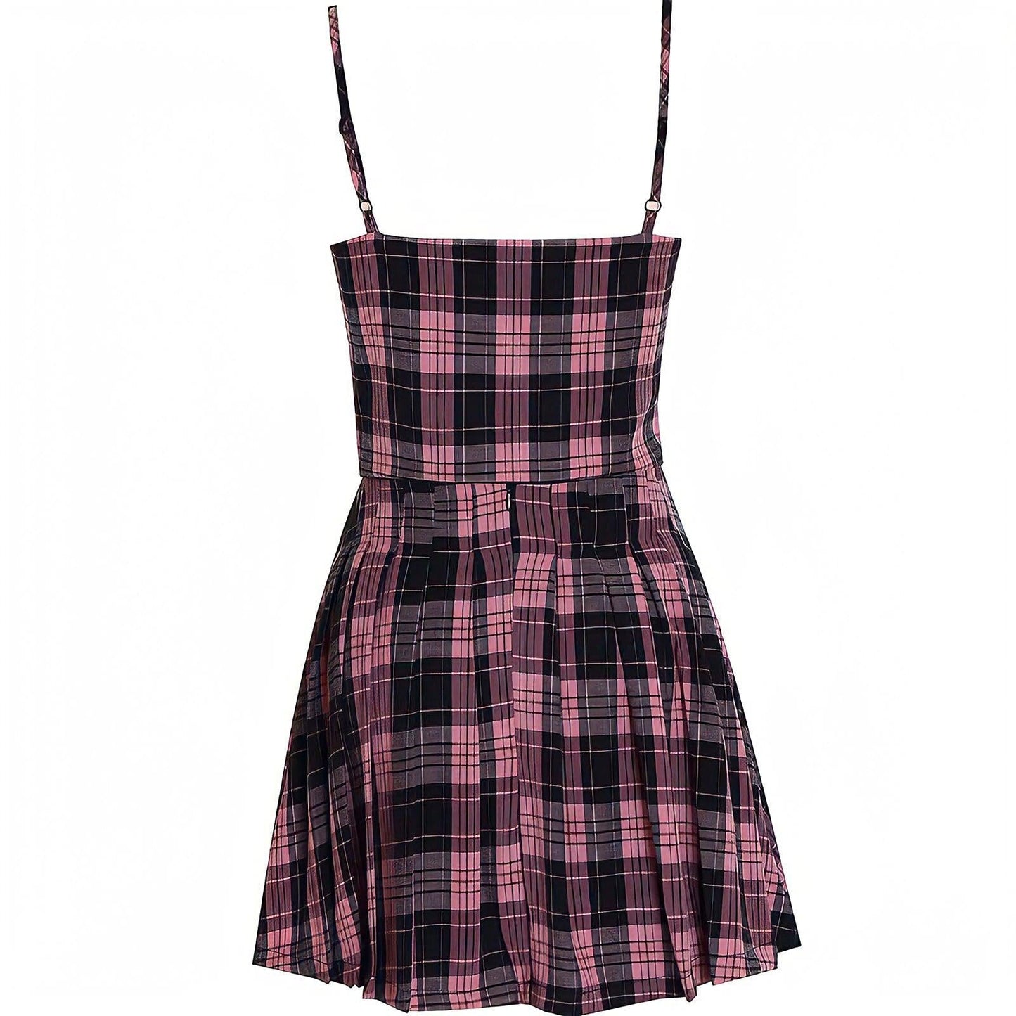 Barbie Mini Plaid Skirt Set