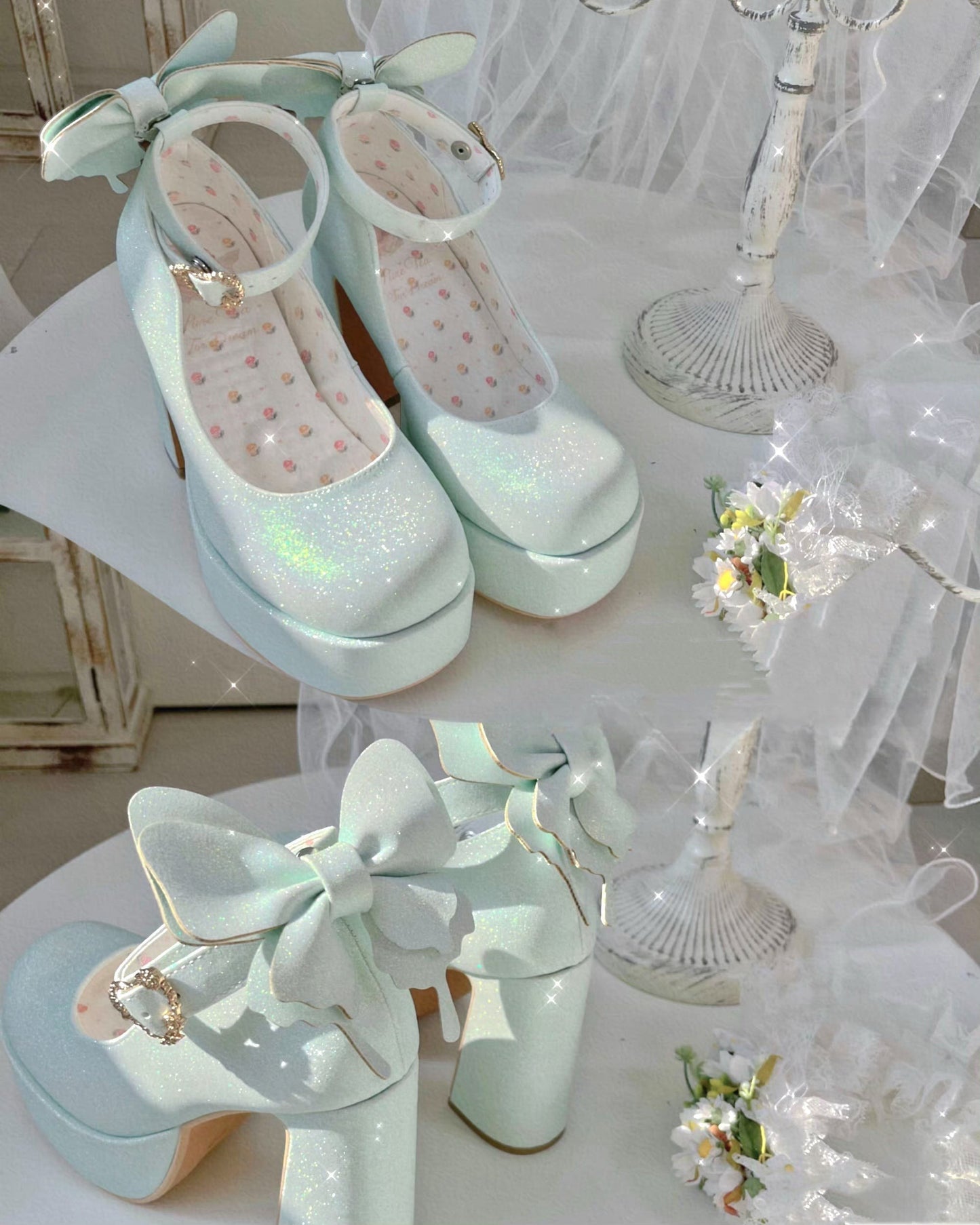 Butterfly Bling High Heels