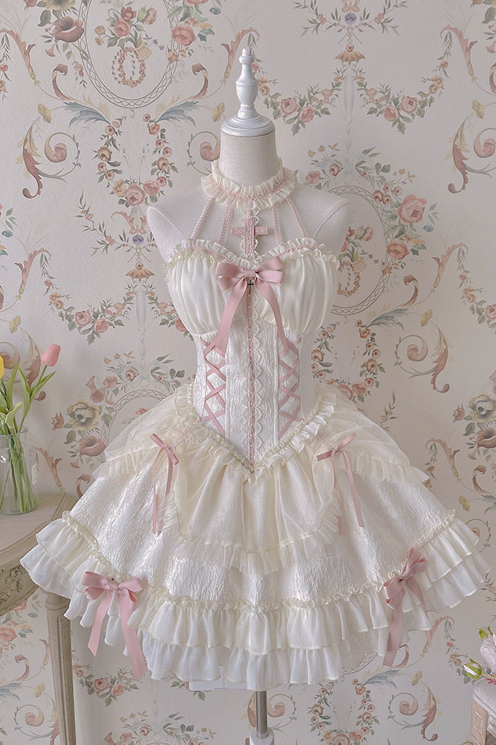 Cross Princess Lace Dolly Dress