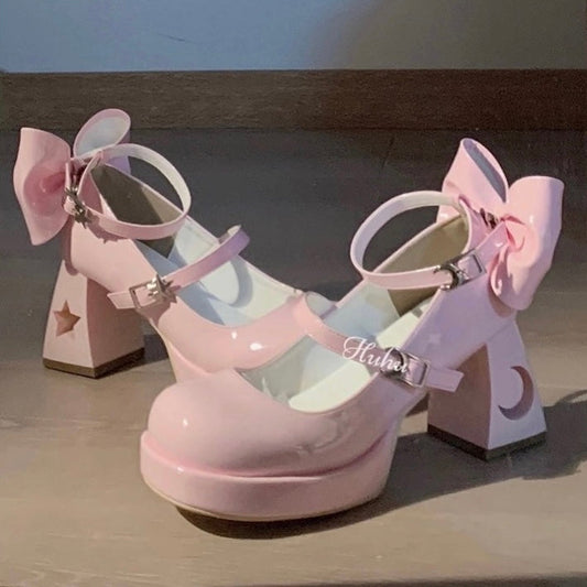 Star Moon Mid Heels