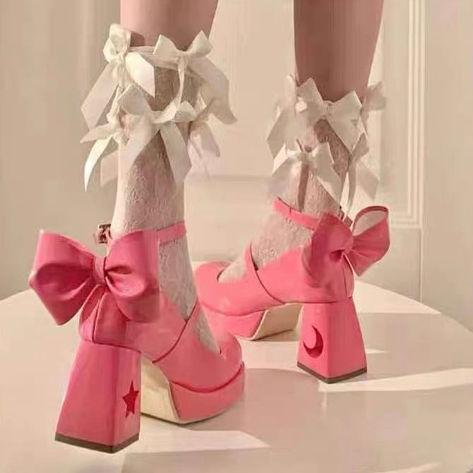 Star Moon Mid Heels