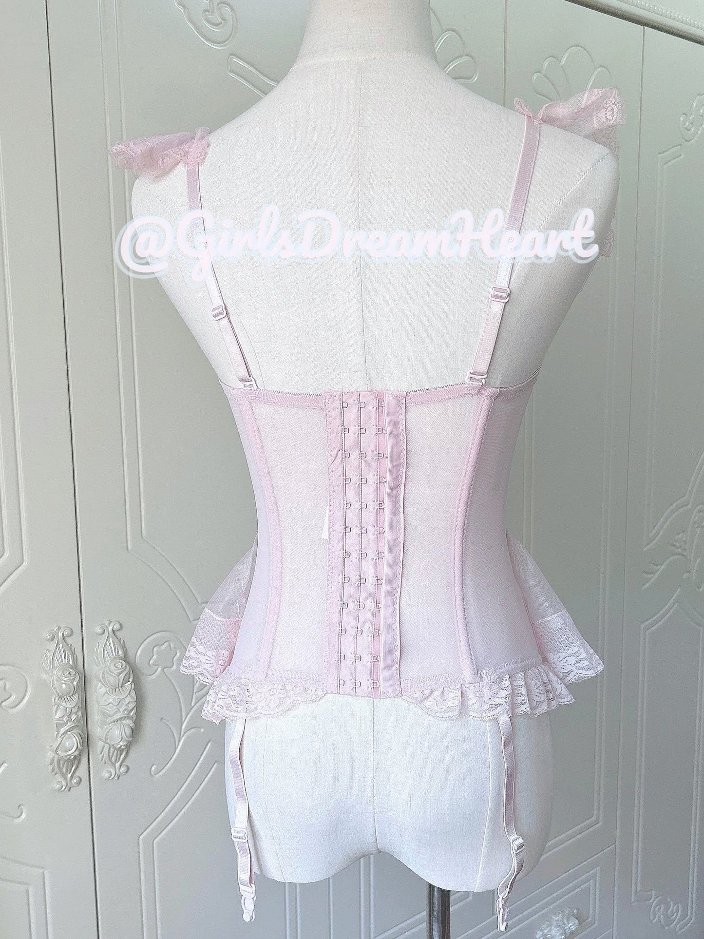 Sweet bow lace bra